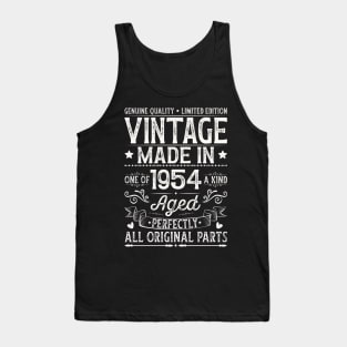 Vintage 1954 70th Birthday Tank Top